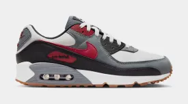 Air Max 90 Mens Running Shoes (White/Cool Grey/Black/Team Red)