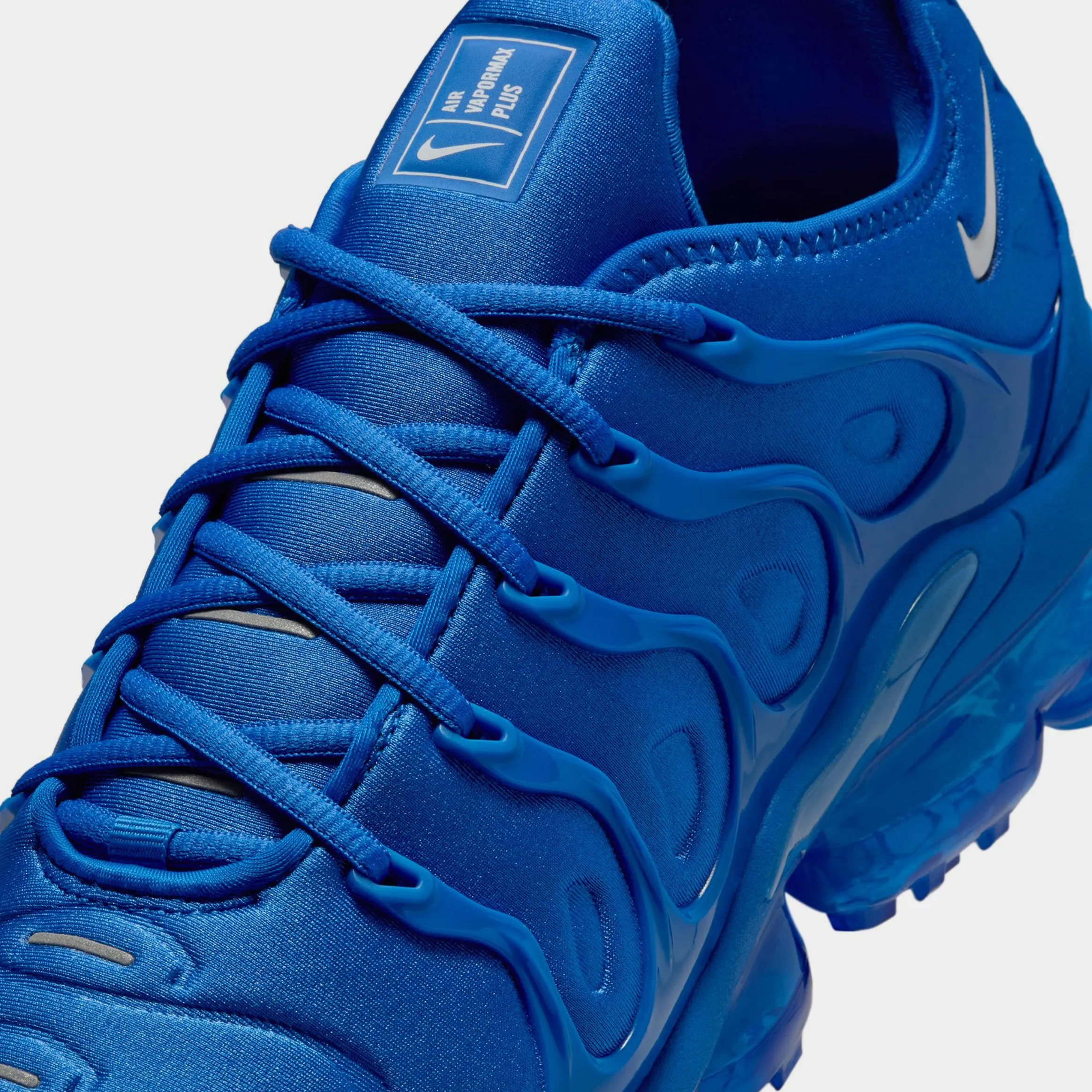 Air Vapormax Plus Mens Running Shoes (Game Royal/Metallic Silver/White)