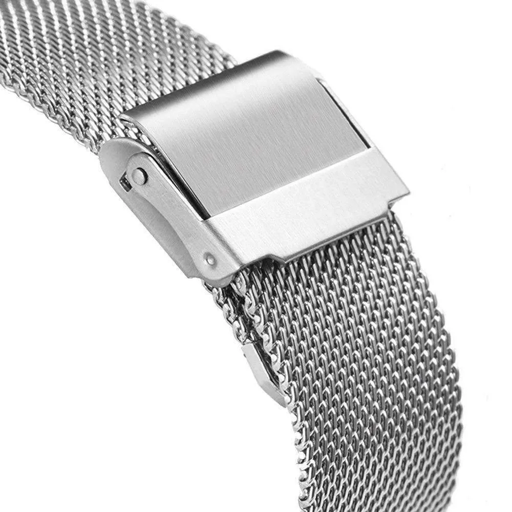 Apple Watch Band Milanese Mesh Sleek Loop Steel Watchband w Buckle 7 6