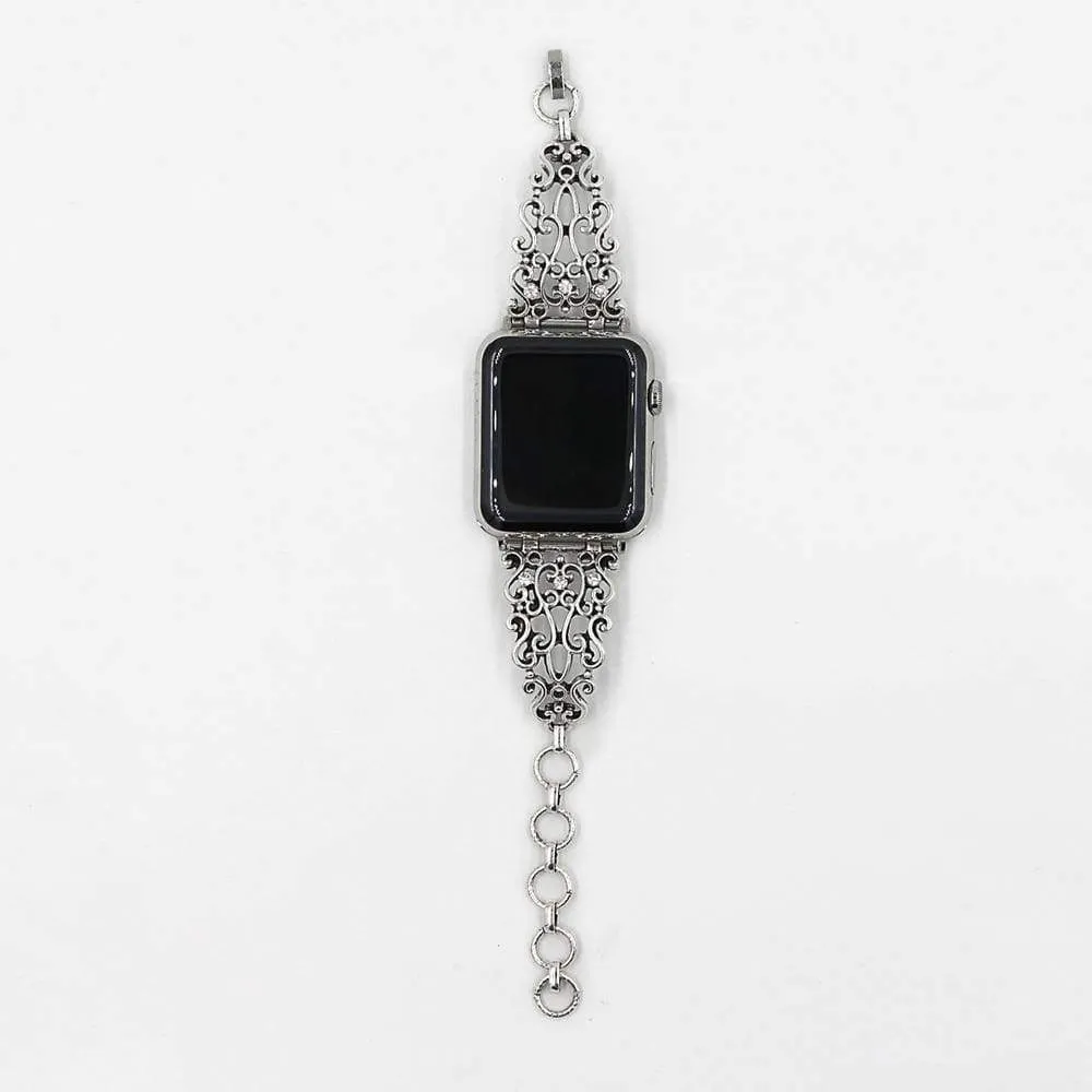 Apple Watch Band Silver Apple Watchband Cuff Vintage Link