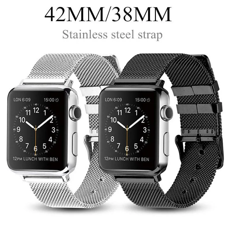 Apple Watch Sport Milanese Loop With Buckle Stainless Steel