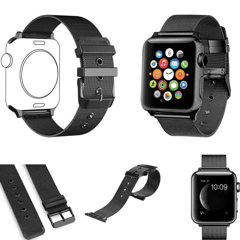 Apple Watch Sport Milanese Loop With Buckle Stainless Steel