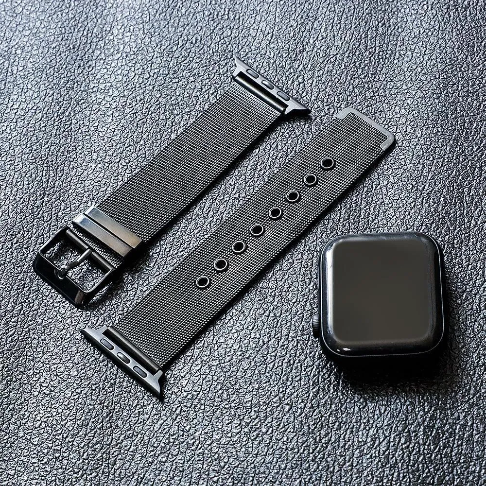 Apple Watch Sport Milanese Loop With Buckle Stainless Steel