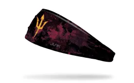 Arizona State University: Grunge Black Headband