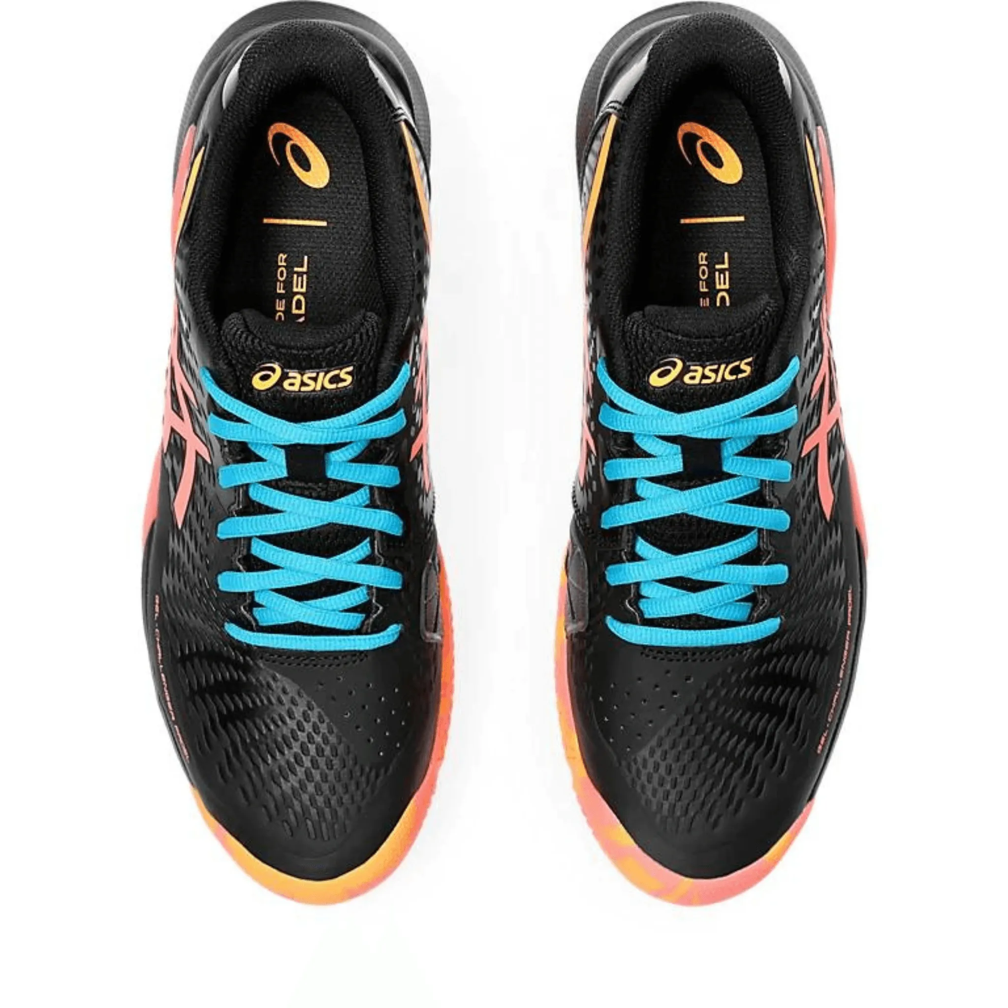 ASICS MEN'S GEL-CHALLENGER 14 PADEL Black & Blazing Coral