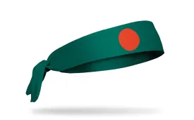 Bangladesh Flag Tie Headband