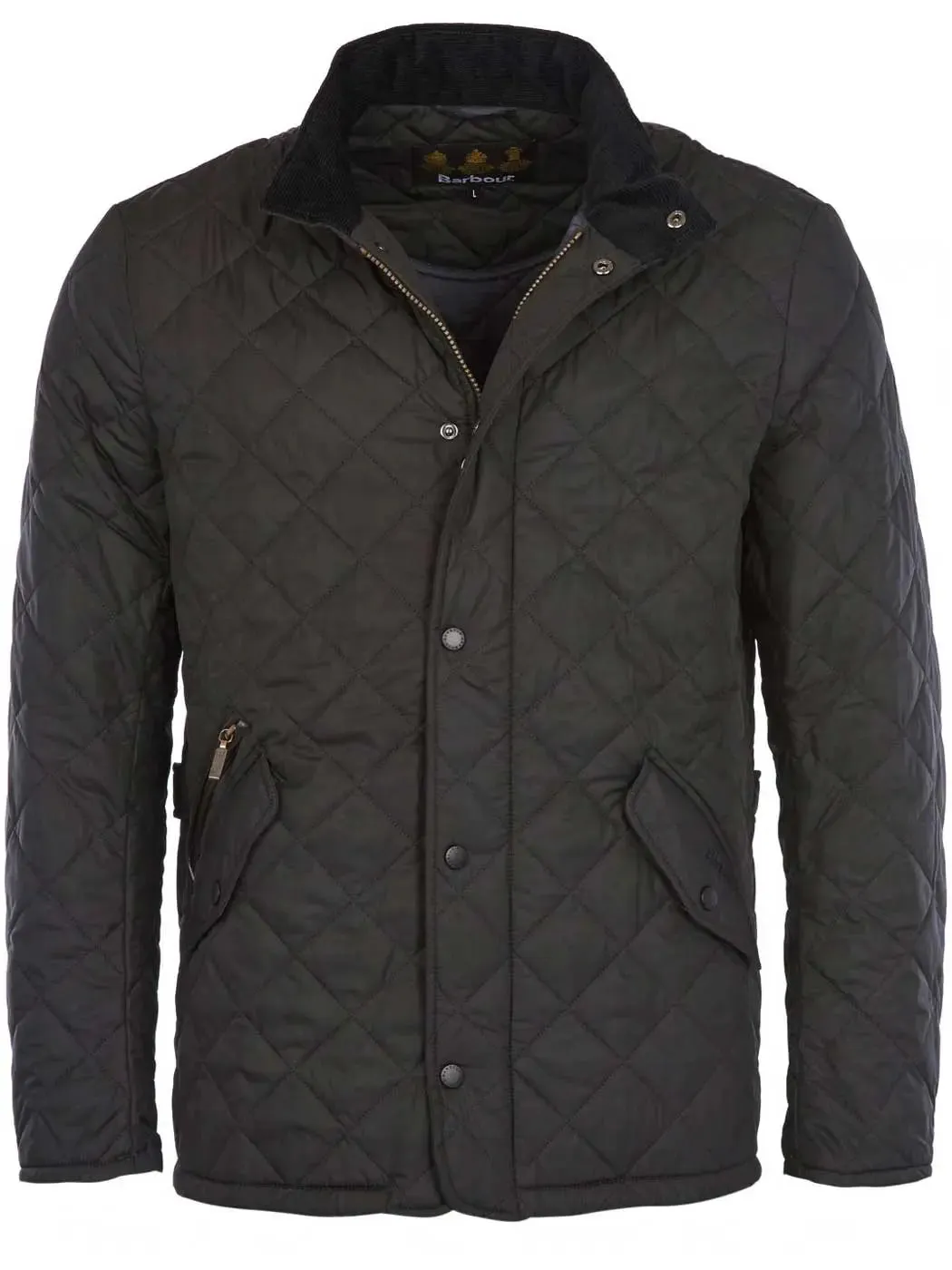 BARBOUR Jacket - Mens Chelsea Sportsquilt - Black