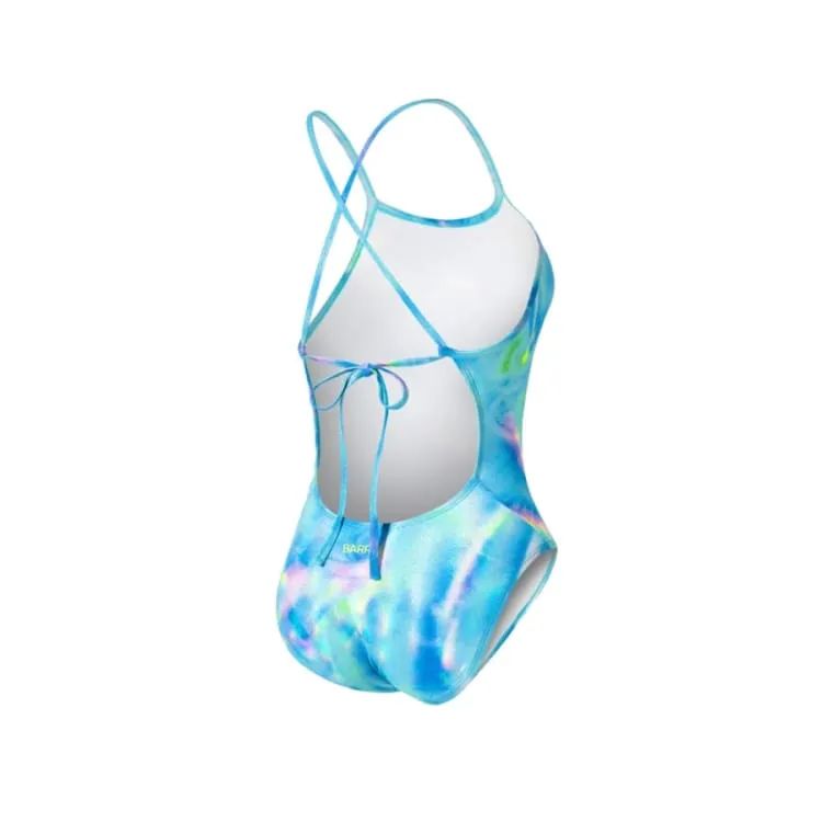 Barrel Women Reflection Holic V Back Swimsuit-BLUE