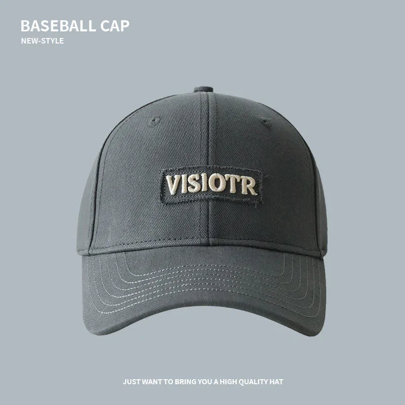 Baseball Cap For Women In Spring And Summer, Deep Top, Wide Brim, Big Head, Peaked Cap For Couples, Versatile, Fashionable, Face-Friendly, Small Sun Protection