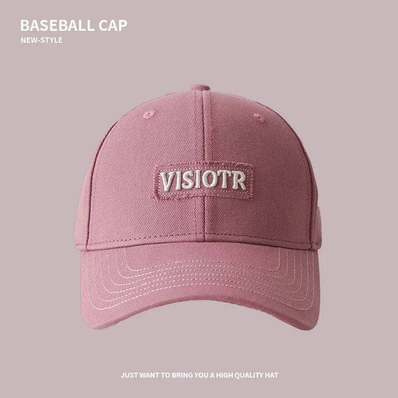 Baseball Cap For Women In Spring And Summer, Deep Top, Wide Brim, Big Head, Peaked Cap For Couples, Versatile, Fashionable, Face-Friendly, Small Sun Protection