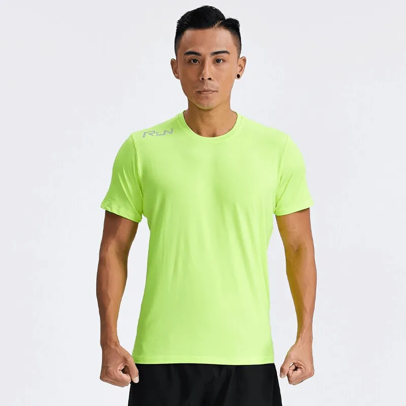 Casual Sport Quick Dry Men's T-Shirt with Reflective Stripes - SF1515