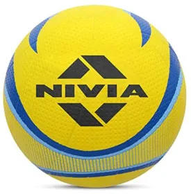 Craters Volleyball/Rubber Moulded Volleyball/for Indoor/Outdoor/for Men/Women Size - 4 (Yellow/Blue)