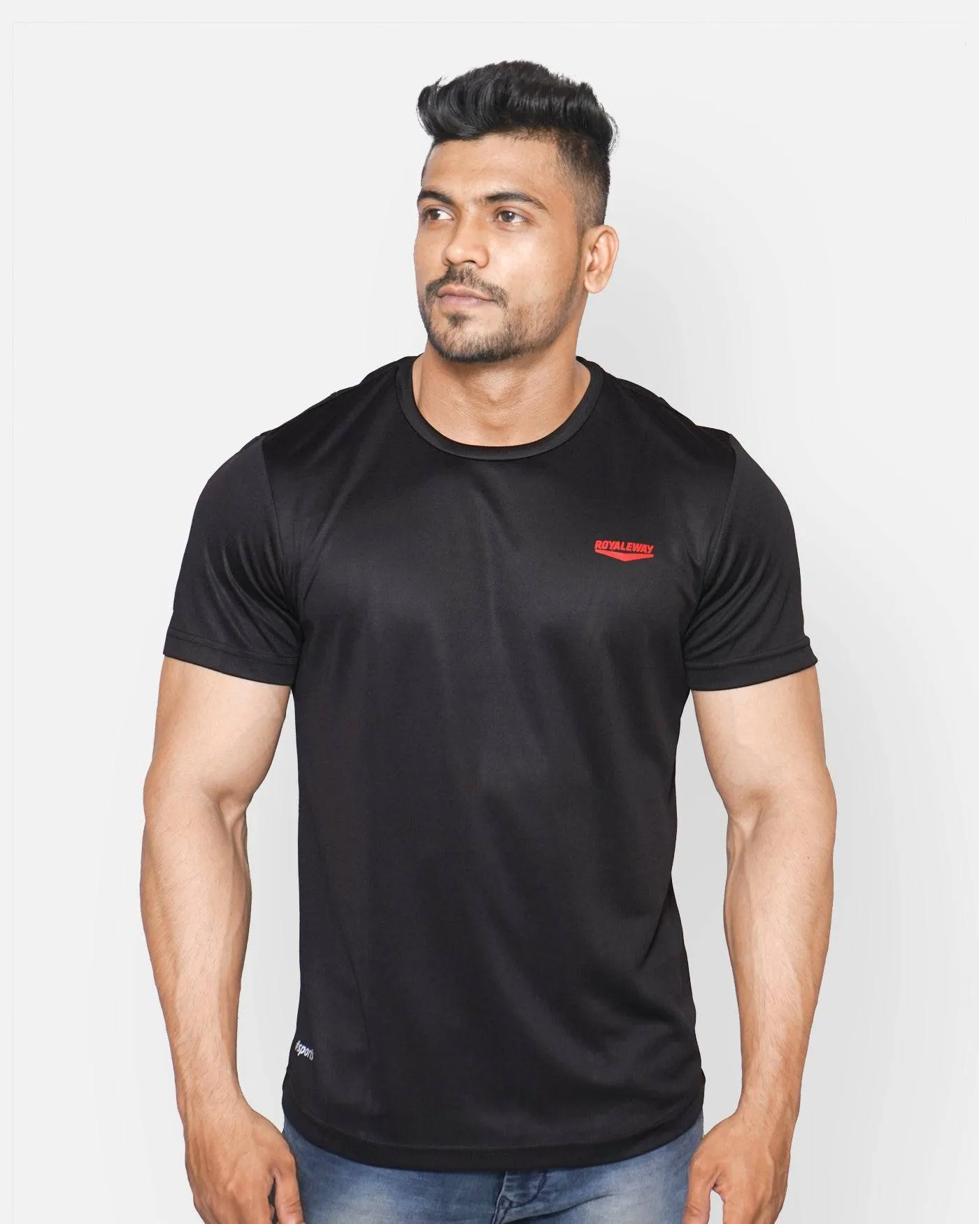 DriDOT T Shirt Apparel Men Back Venta Black & Neon Red RWM2040