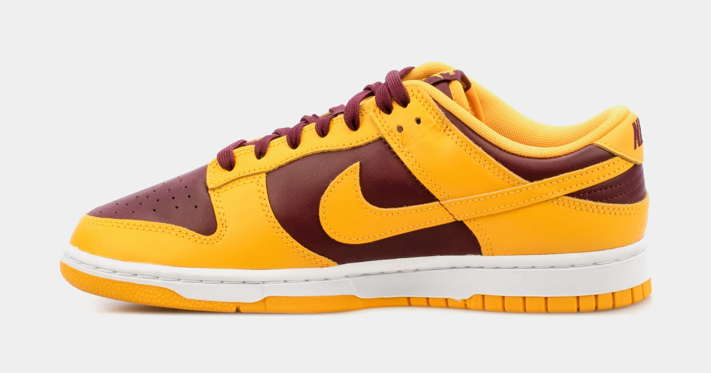 Dunk Low Yellow Bordeaux Mens Lifestyle Shoes (Red/Yellow) Limit One Per Customer