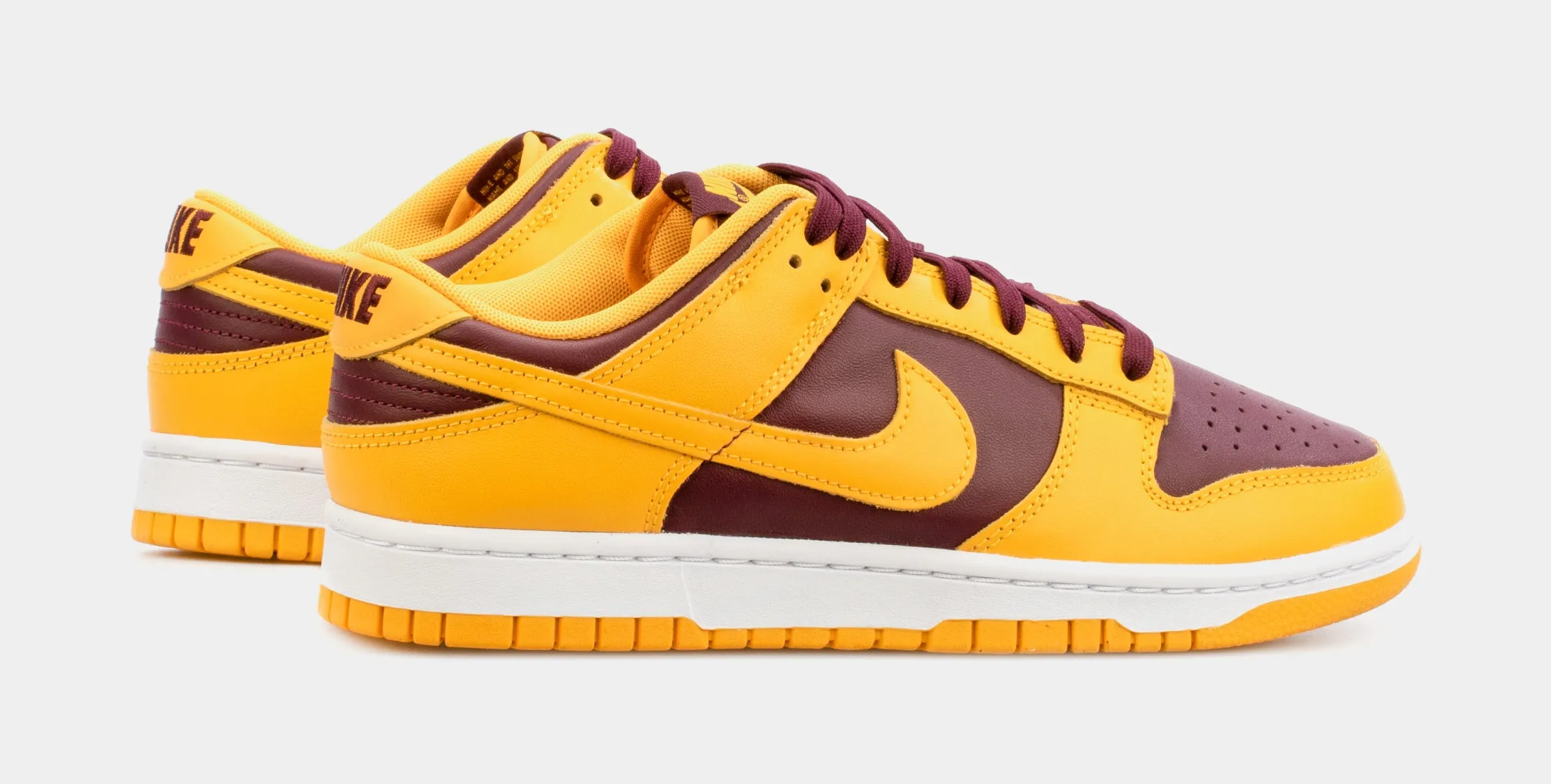 Dunk Low Yellow Bordeaux Mens Lifestyle Shoes (Red/Yellow) Limit One Per Customer