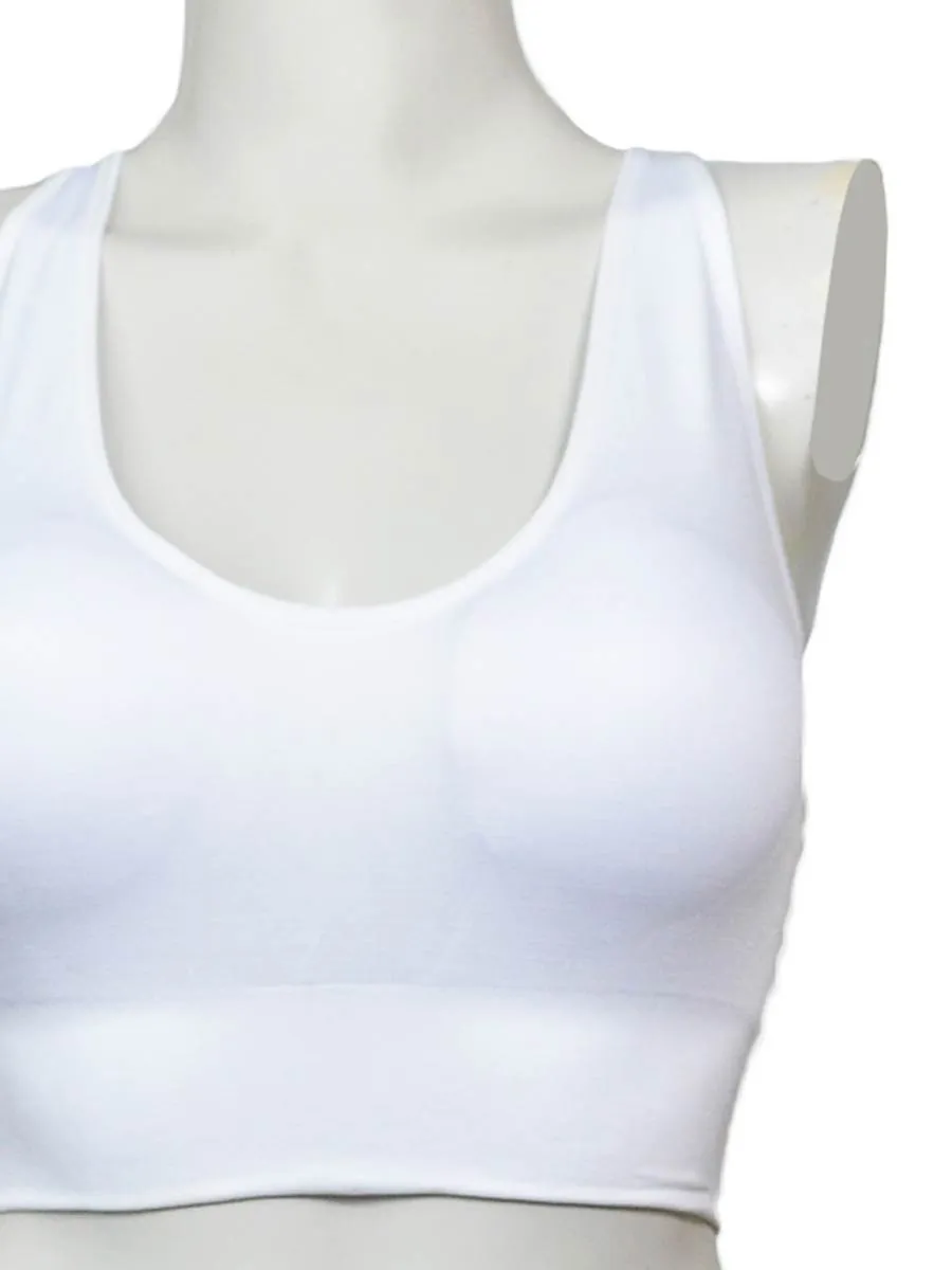 Eclipse Strappy - Sports Bra - 1558 - White