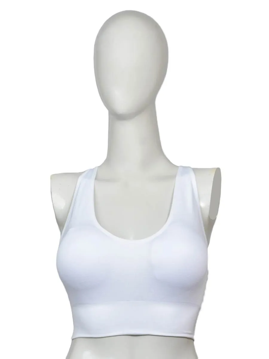 Eclipse Strappy - Sports Bra - 1558 - White