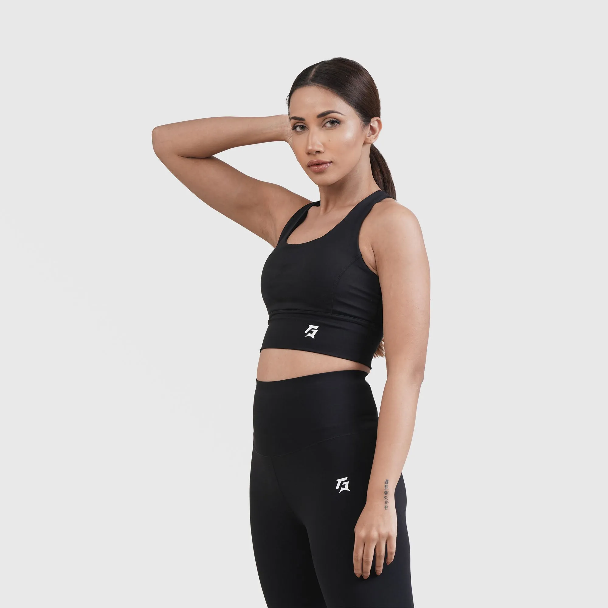 Empowered Sports Bra (Black)