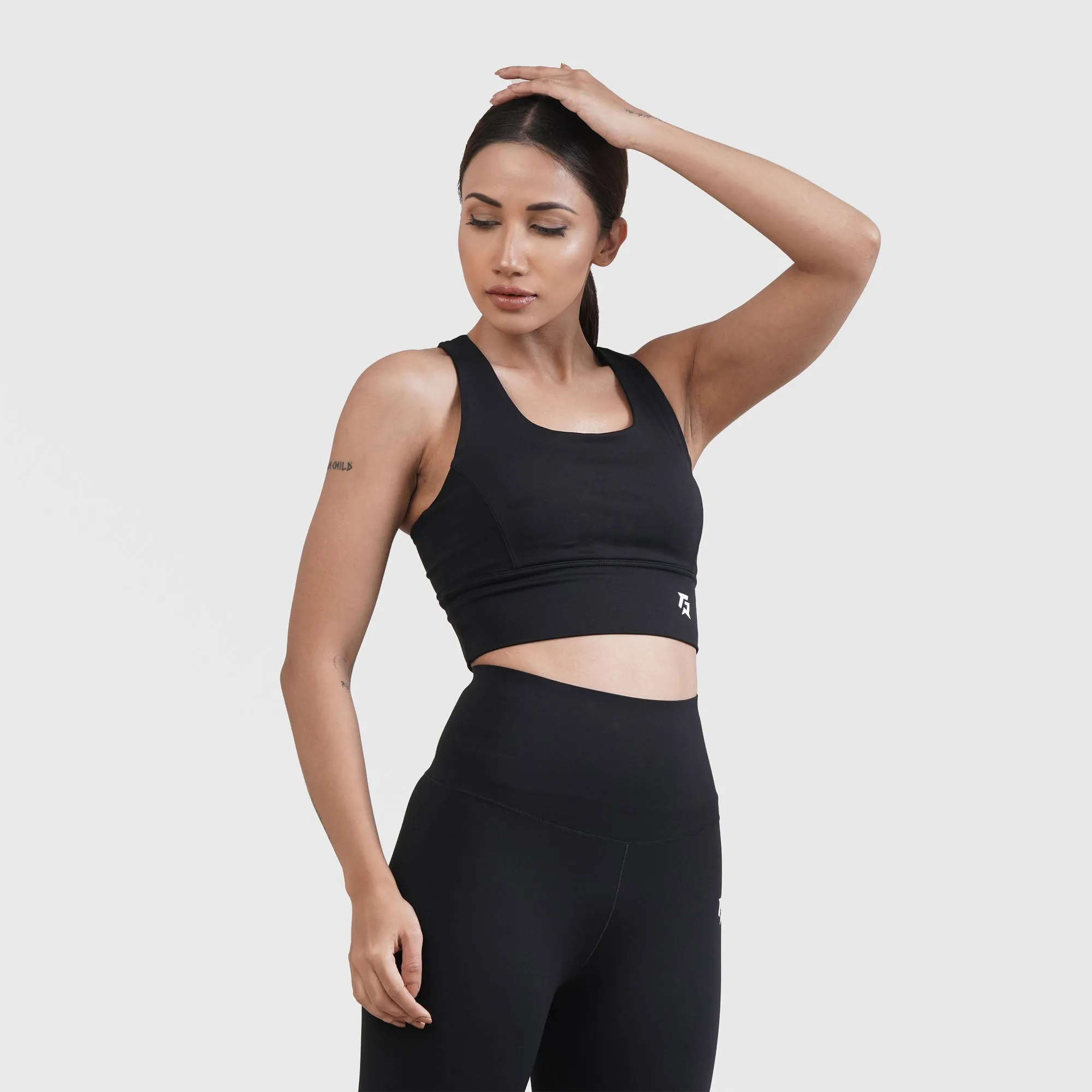 Empowered Sports Bra (Black)