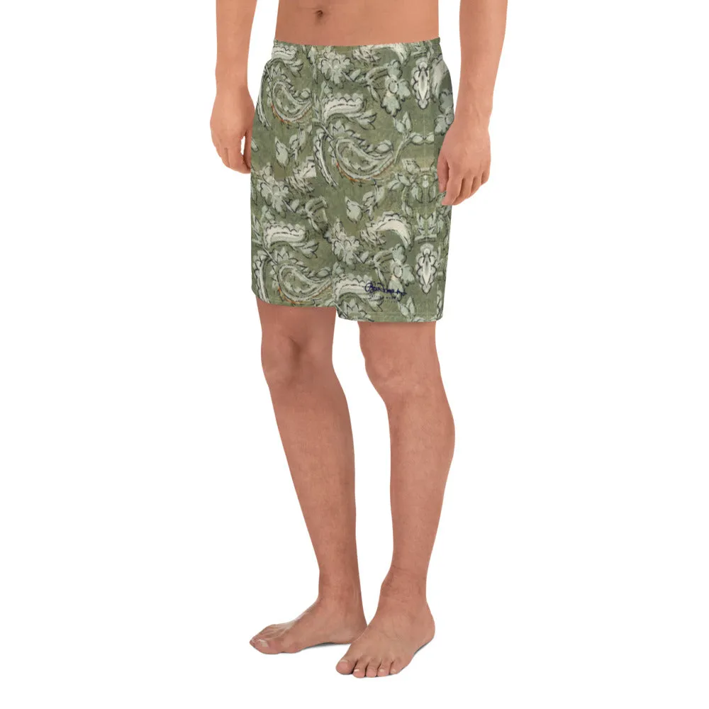 Floral Paisley Mens Shorts