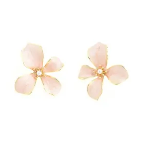 Hope in Bloom Post Earrings - Misty Rose