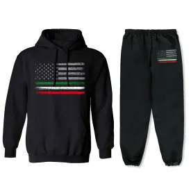 Italian-American Flag Sweat Set