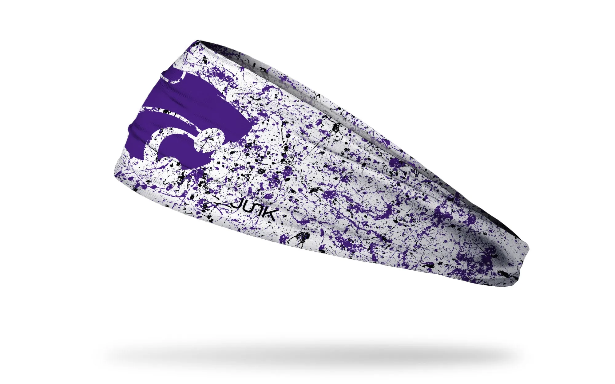 Kansas State University: Splatter White Headband