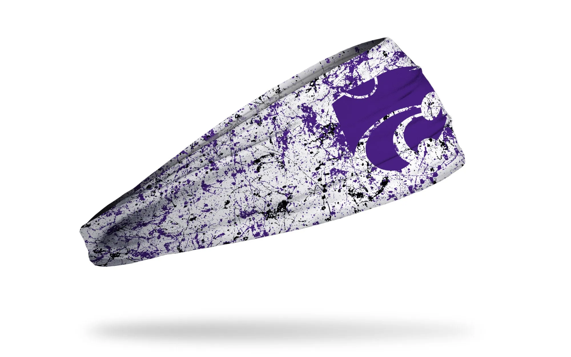 Kansas State University: Splatter White Headband