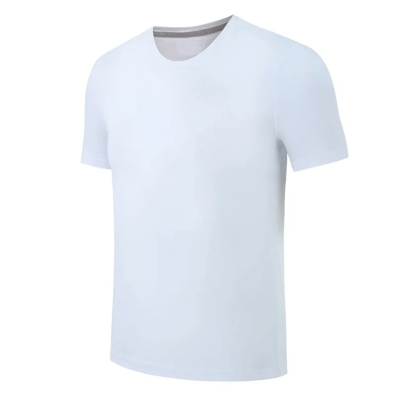 Lightweight Elastic Solid Color Sports Men's Training T-Shirt - SF1514