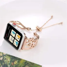 Love Bracelet Adjustable Cuff Iwatch Metal Watch Series 7 6 5