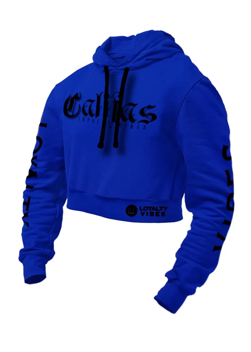 Loyalty Vibes Califas Cropped Hoodie