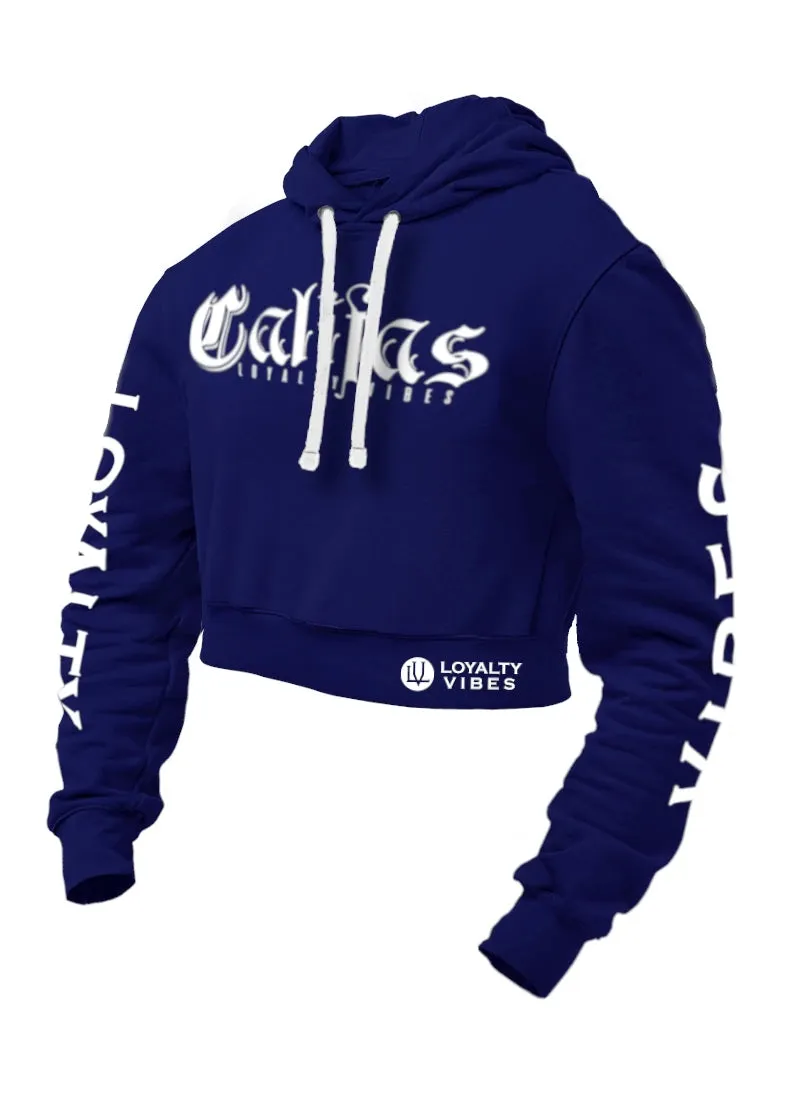 Loyalty Vibes Califas Cropped Hoodie