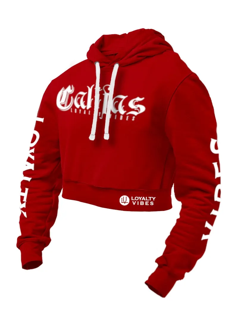 Loyalty Vibes Califas Cropped Hoodie