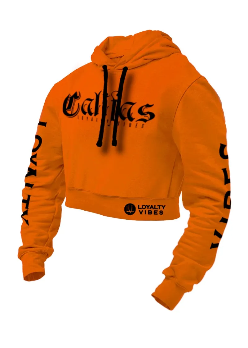 Loyalty Vibes Califas Cropped Hoodie