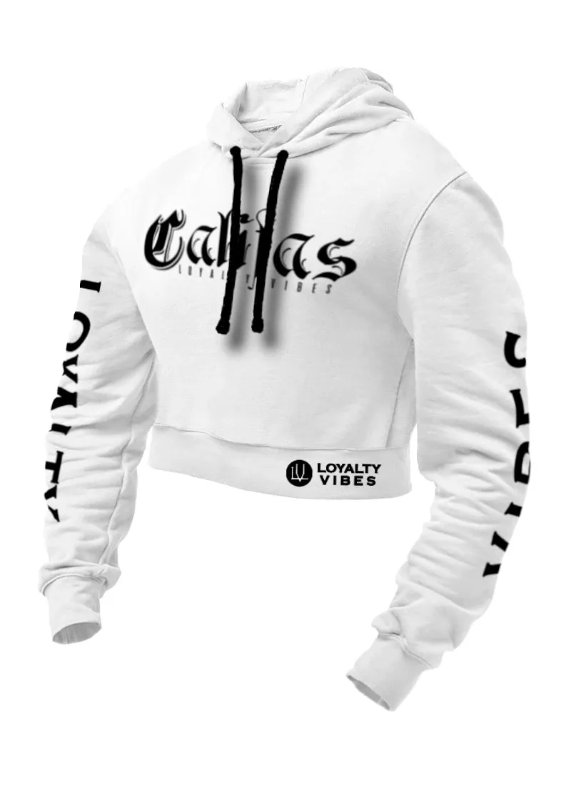 Loyalty Vibes Califas Cropped Hoodie