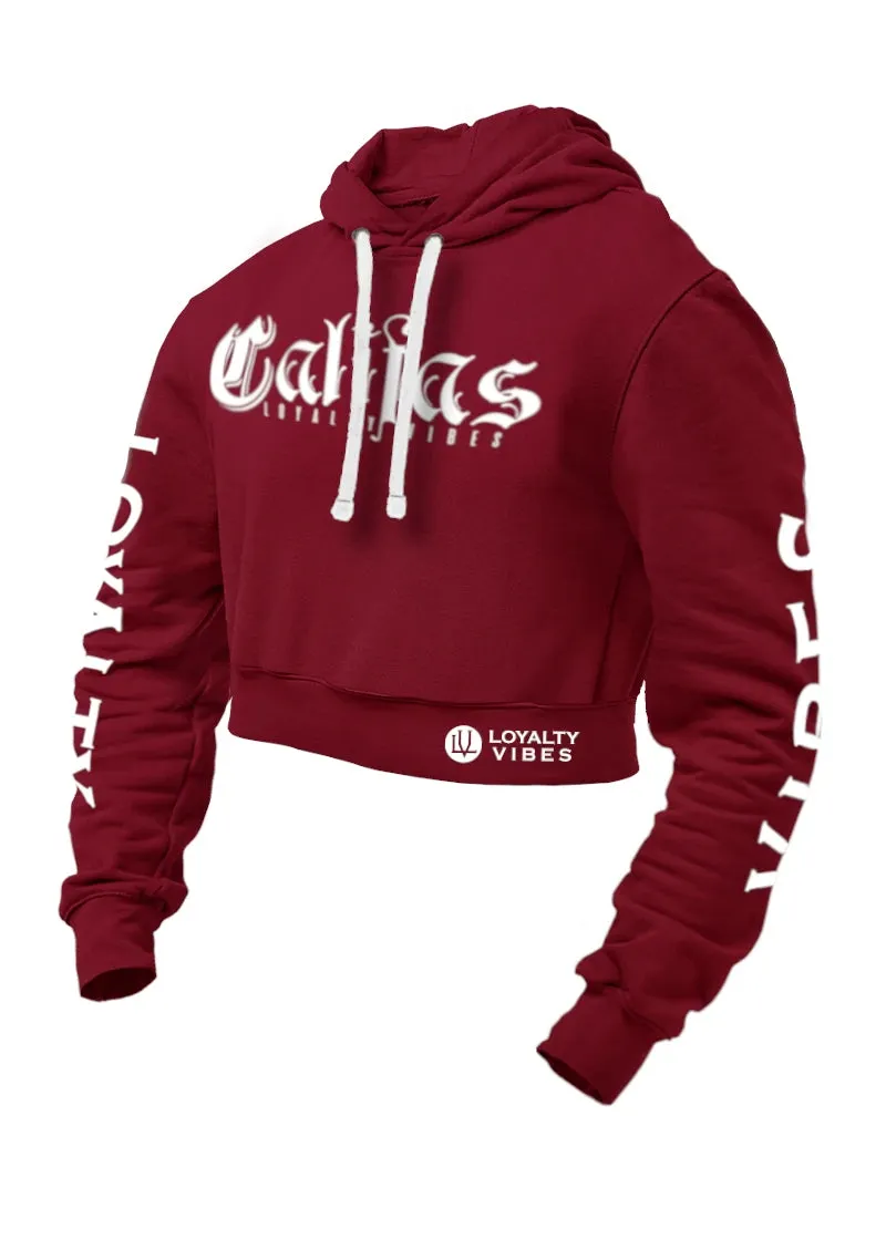 Loyalty Vibes Califas Cropped Hoodie