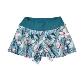 Maka-Hou Women Summer Shorts-GREEN LEAF (Japanese Brand)