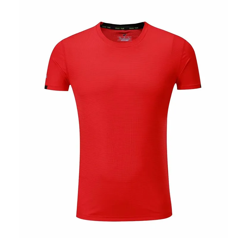 Men Running T-Shirts Quick Dry Compression Gym Fitness Jogging Sports Short Sleeve Tops Soccer Sportswear Male Jersey Breathable