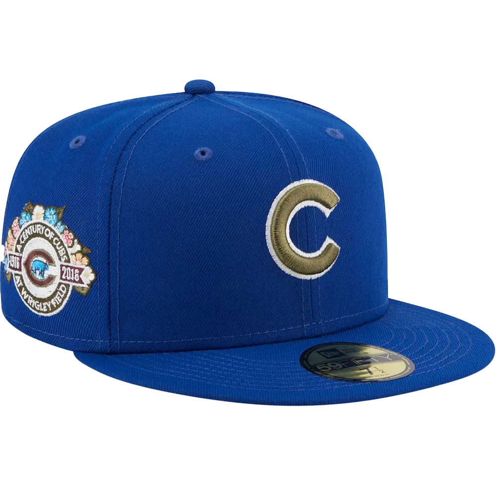 New Era MLB Chicago Cubs 100th Anniversary Spring Training Botanical 59FIFTY Fitted Hat