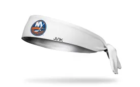 New York Islanders: Logo White Tie Headband