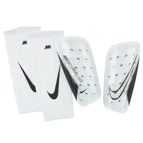 Nike Mercurial Lite Shin Guard (White/Black)