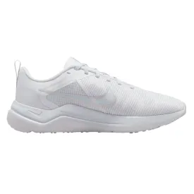 NIKE WOMEN'S DOWNSHIFTER 12 TRIPLE WHITE ROAD RUNNING SHOES