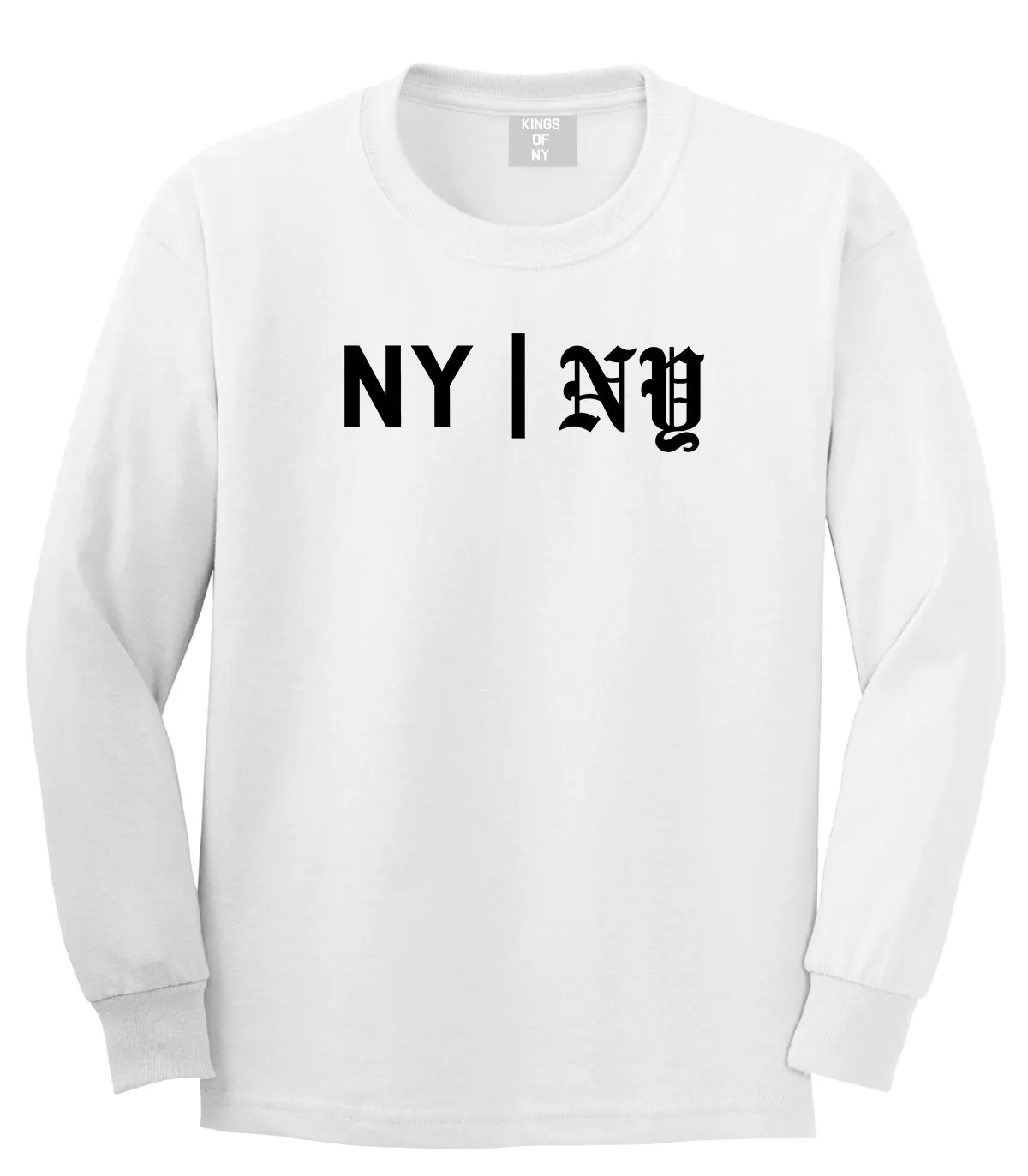 NY vs NY Mens Long Sleeve T-Shirt