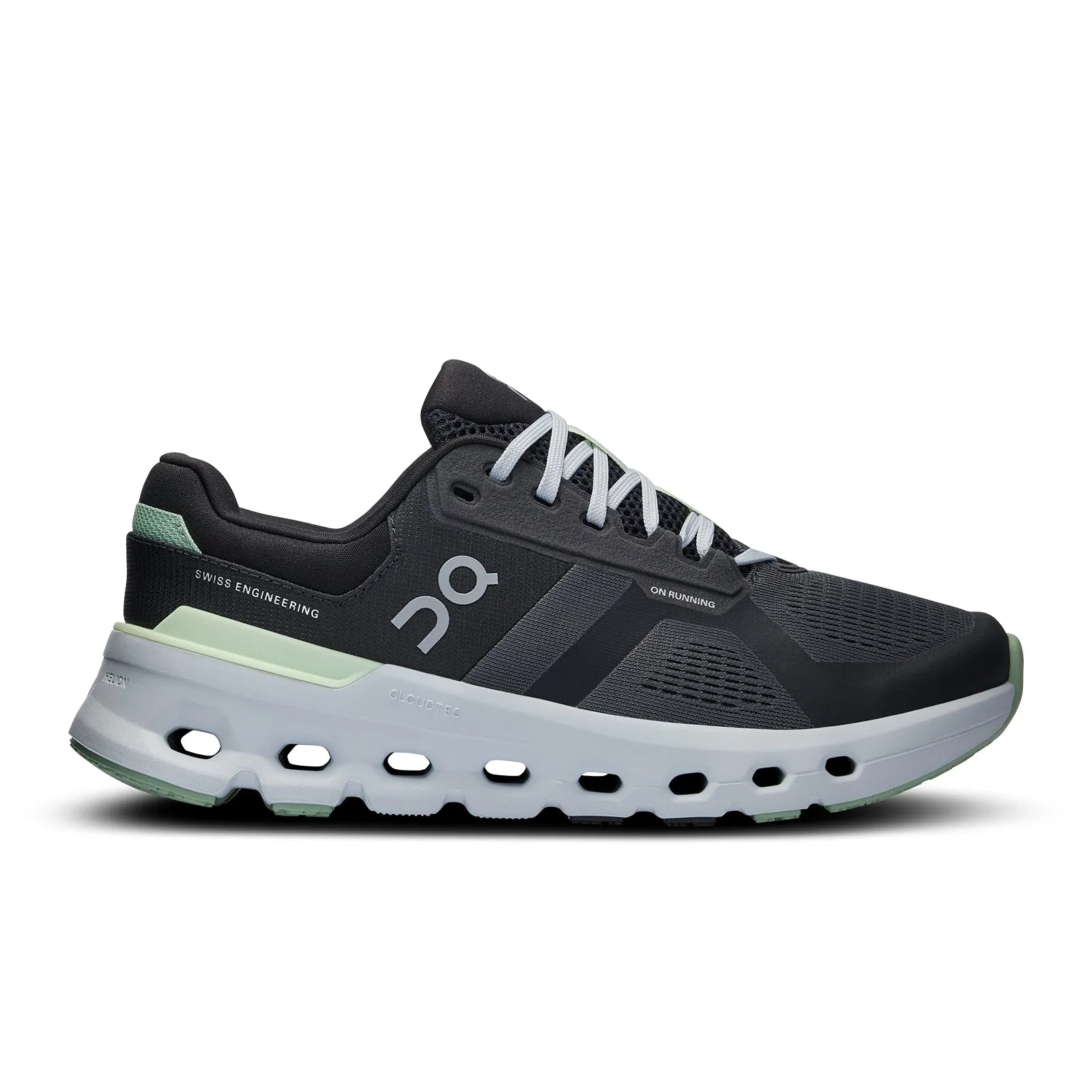 On Running Womens Cloudrunner 2 Running Shoe in Shadow/Lima