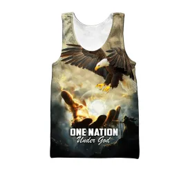 One Nation Under God 3d Unisex Tank Top - Christian Tank Top For Men