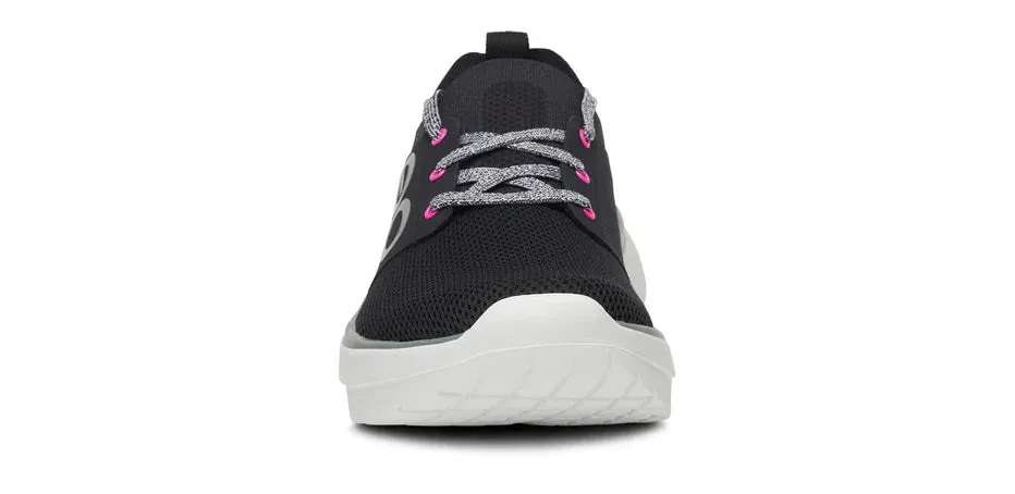 OOFOS OOMY STRIDE WOMEN'S BLACK/WHITE