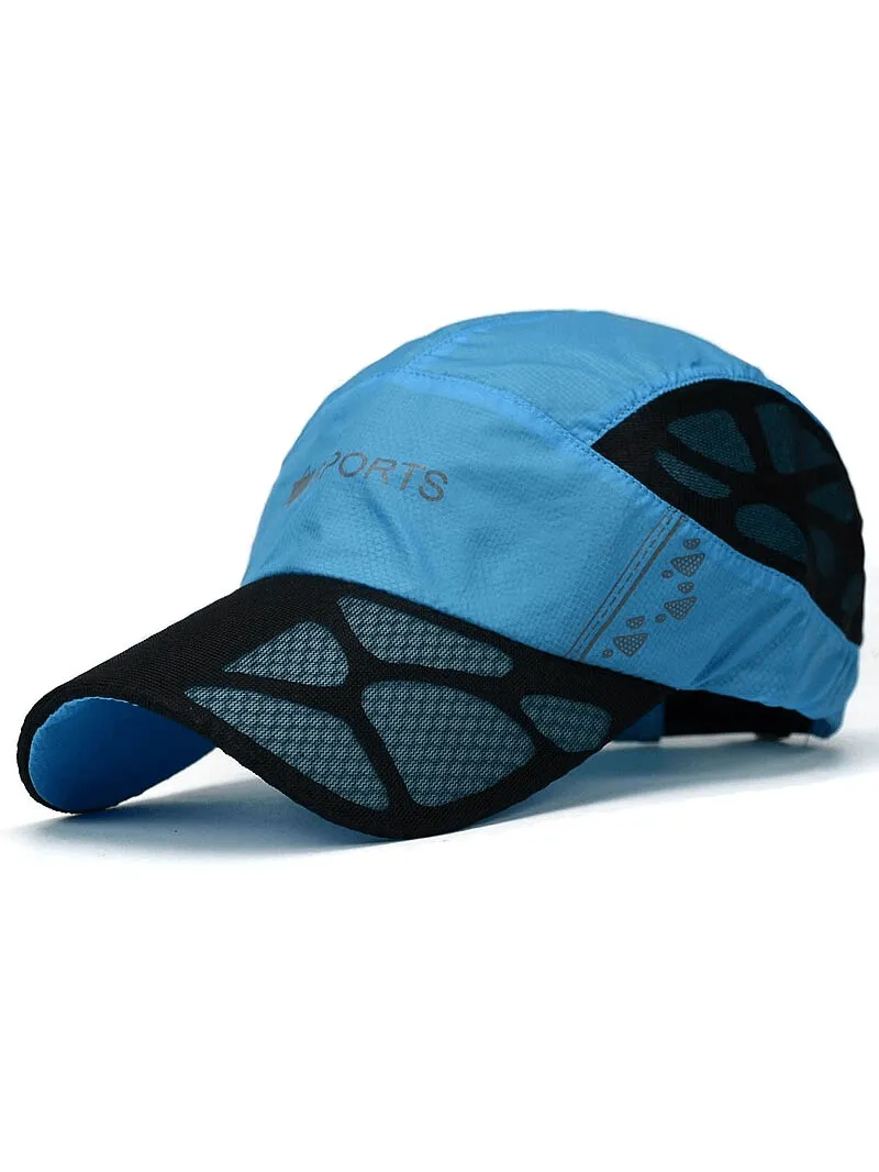 Outdoor Thin Breathable Quick Drying Sports Baseball Cap - SF0771