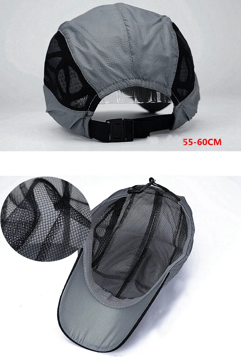 Outdoor Thin Breathable Quick Drying Sports Baseball Cap - SF0771