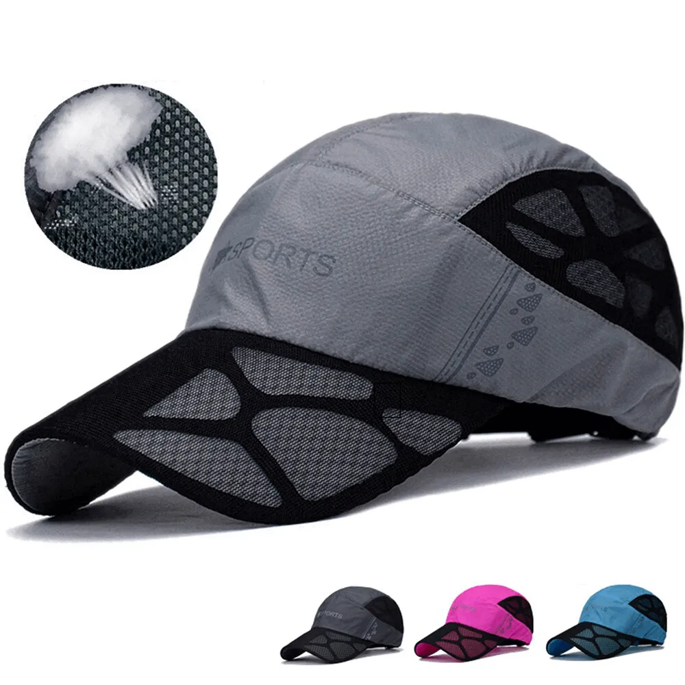 Outdoor Thin Breathable Quick Drying Sports Baseball Cap - SF0771