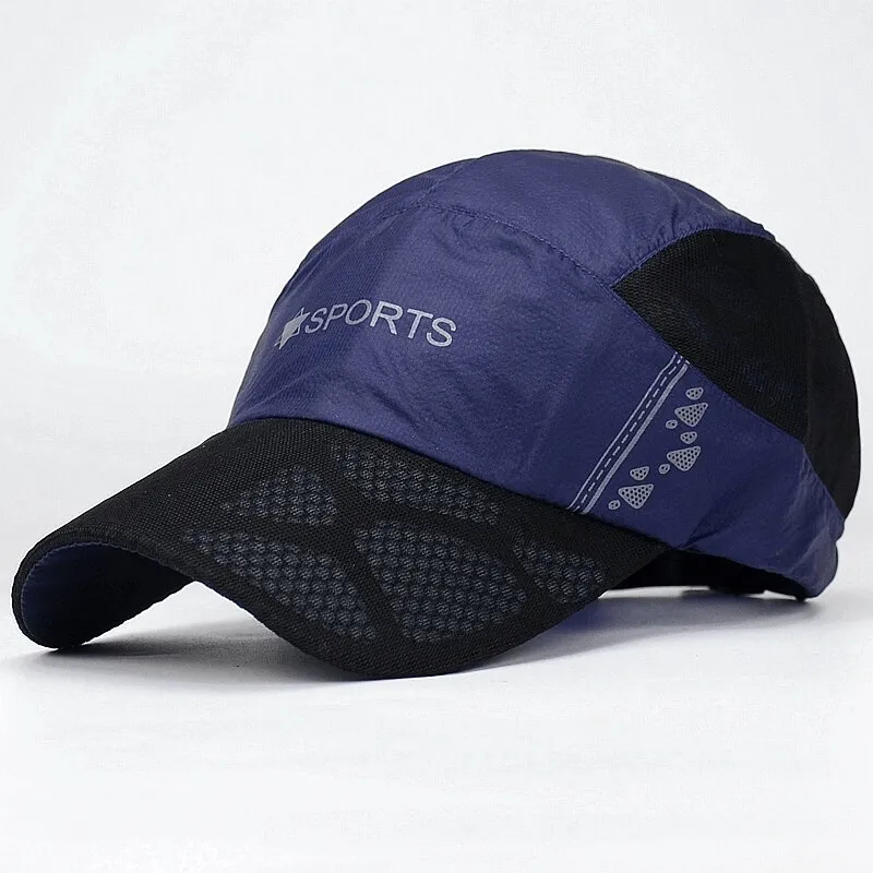 Outdoor Thin Breathable Quick Drying Sports Baseball Cap - SF0771